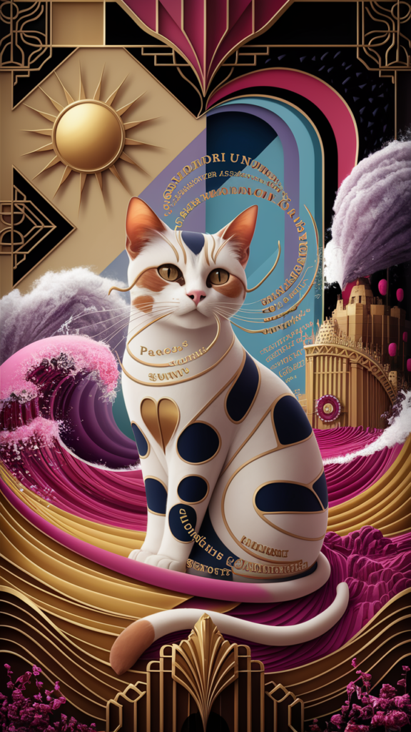 モンドリアンと猫の交響曲：スタイルが織りなす新たな美